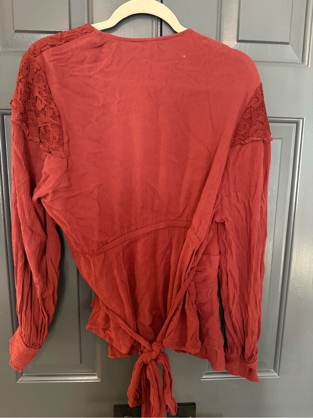 Torrid Deep Rust Knit Top - Picture 2 of 3